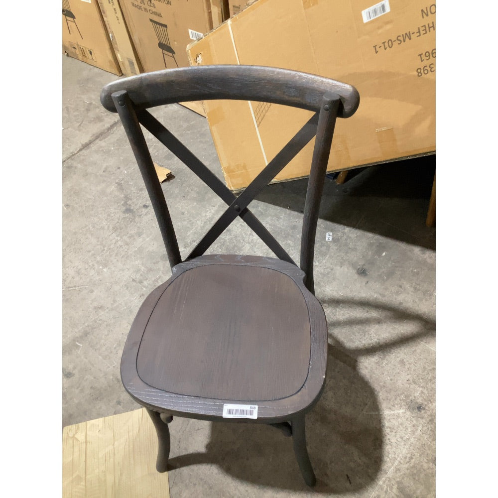 Lot # 849 eBay Cross Back Chair $75.00