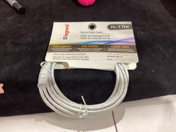 Lot # 812 Legrand 5e Patch Cable 10Gbps Ethernet Speed