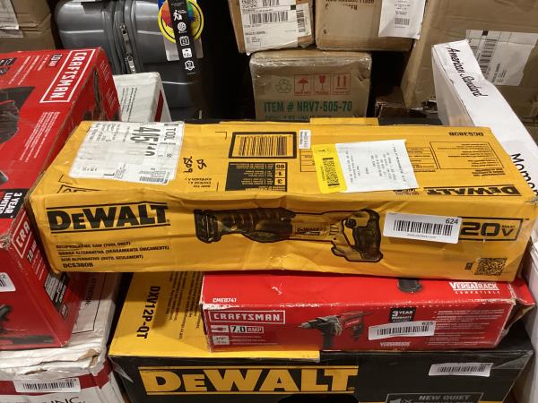 Lot # 624 20V MAX Cordless Reciprocating Saw $137