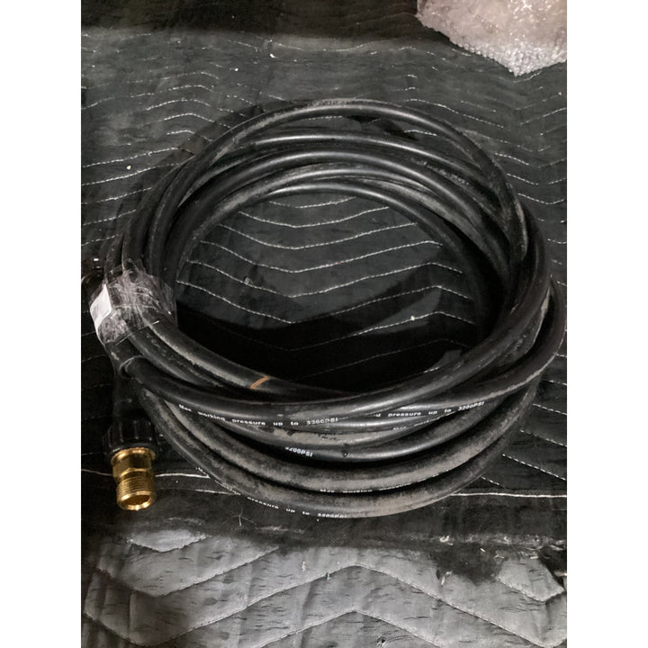 Lot # 1025 High-Pressure Washer Hose, 3300 PSI, Black, with Brass Fittings