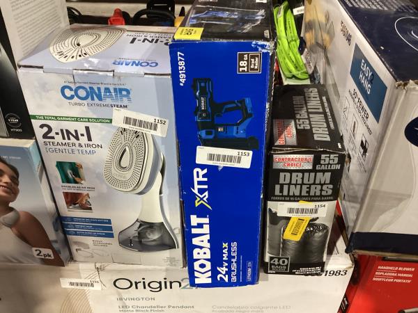 Lot # 1153 Kobalt XTR 2-1/8-in 18 -Gauge Brad Nailer $246