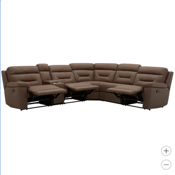 Fletcher 6-piece Fabric Reclining Sectional