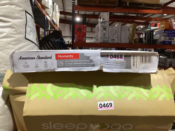 Lot # 106 American Standard Elongated Toilet Seat $35.98