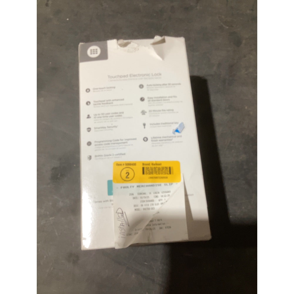 Lot # 1245 Kwikset Door Hardware $119.33