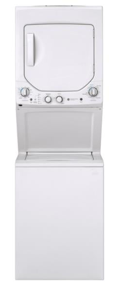 GE Electric Stacked Laundry Center with 2.3-cu ft Washer and 4.4-cu ft Dryer