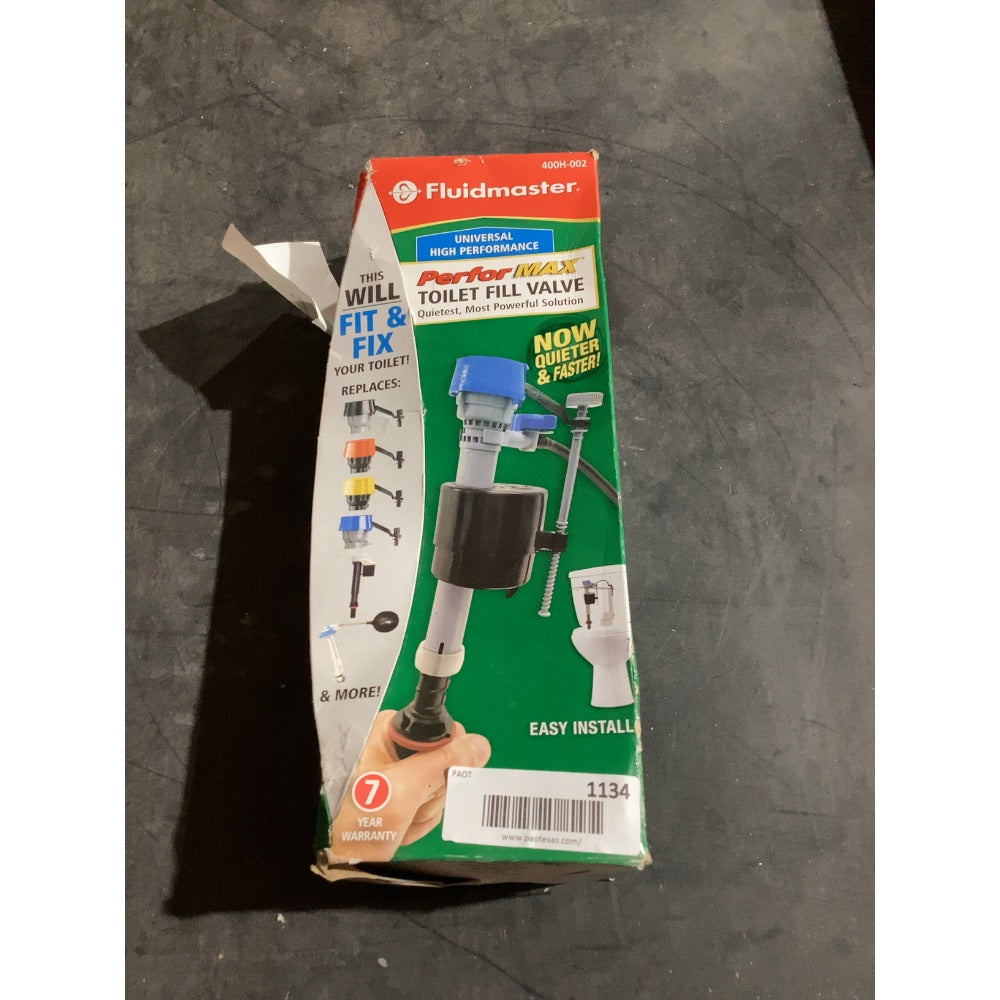 Lot # 1134 Fluidmaster Fill Valve $15.00