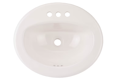 Lot # 1681 Project Source built-in bathroom sink $49