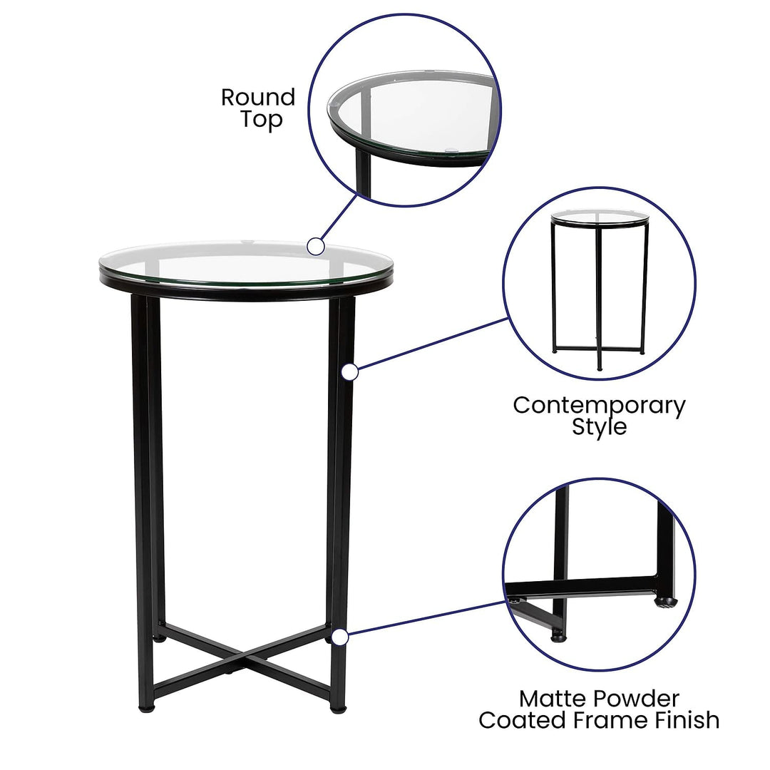 Lot # 1221 Flash Furniture End-Table $69.94