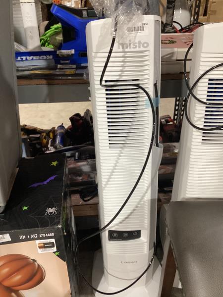 Lot # 2068 Lasko Misto Outdoor Misting Tower Fan $125