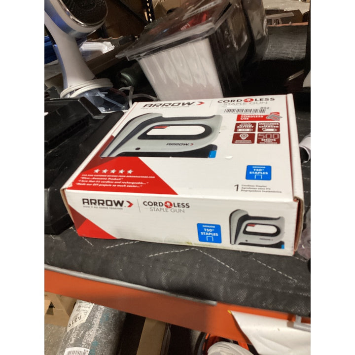 Lot # 892 ARROW Cordless Staple Gun T50DCD $80