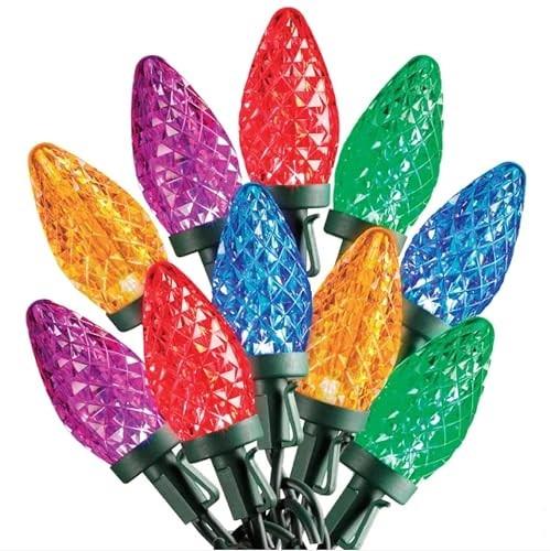 Sylvania 2 x 50 C9 LED Christmas Lights - Multicolour (new)