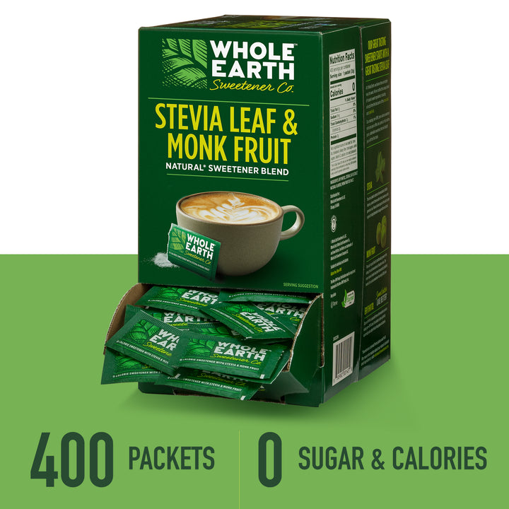 Lot # 1125 Whole Earth Stevia Monk Fruit Swtner $8.38