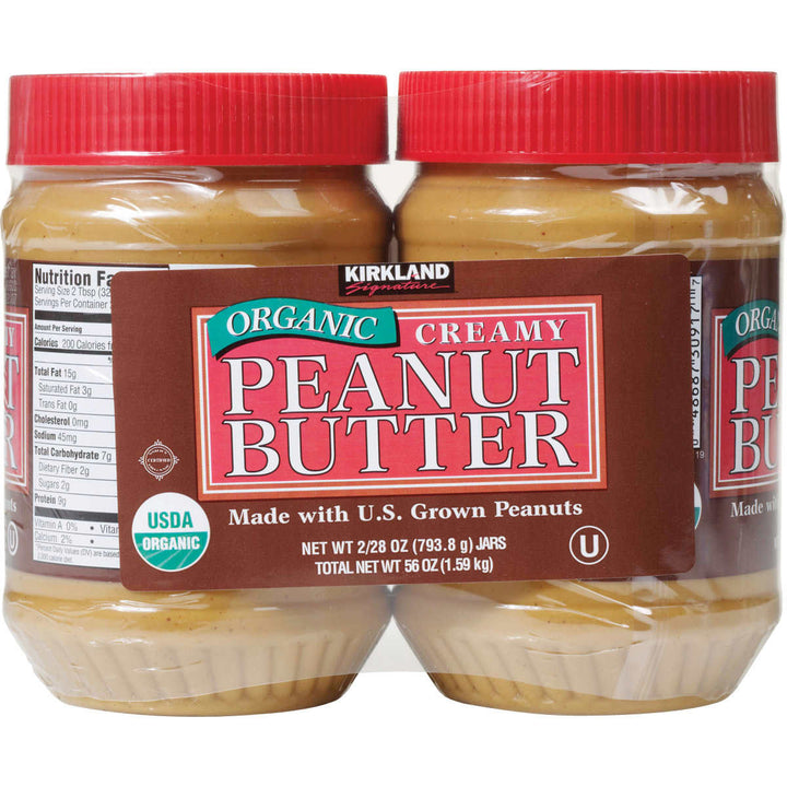 Lot # 1109 Kirkland Organic Creamy Peanut Butter $12
