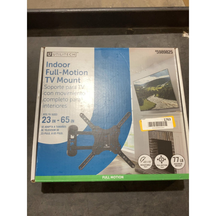 Lot # 1763 Utilitech Full Motion Wall TV Mount $44.98