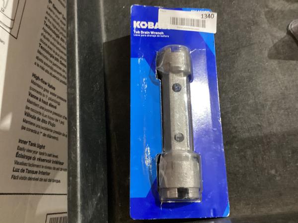 Lot # 1340 Kobalt Tub Drain Wrench