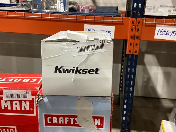 Lot # 289 Kwikset Touchpad 270 Single Cylinder $119
