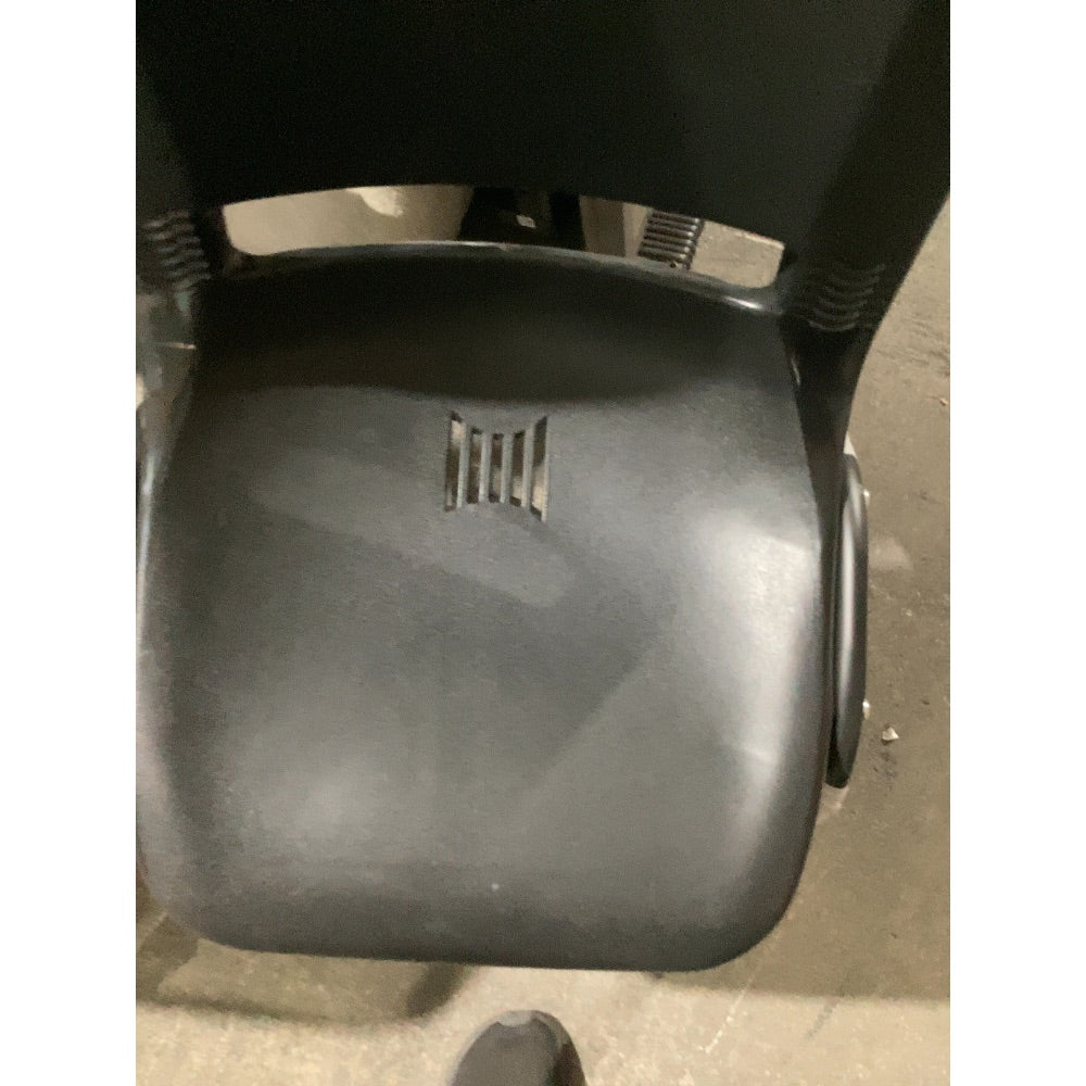 Lot # 2344 Black stackable chair for offices or waiting rooms.