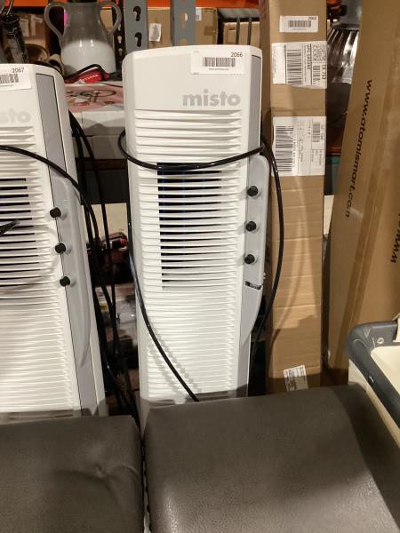 Lot # 2066 Lasko Misto Outdoor Misting Tower Fan $125