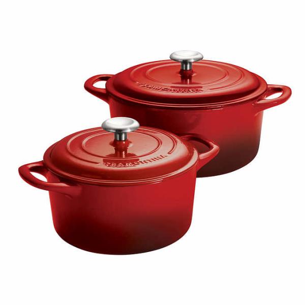 Tramontina Enameled Cast Iron Dutch Oven, 2-pack (OPEN BOX)