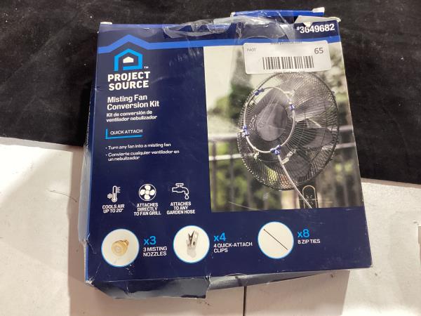 Lot # 66 Project Source Quick - Attach Misting Fan