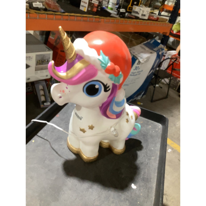 Lot # 479 Holiday Unicorn Blow Mold $20.00