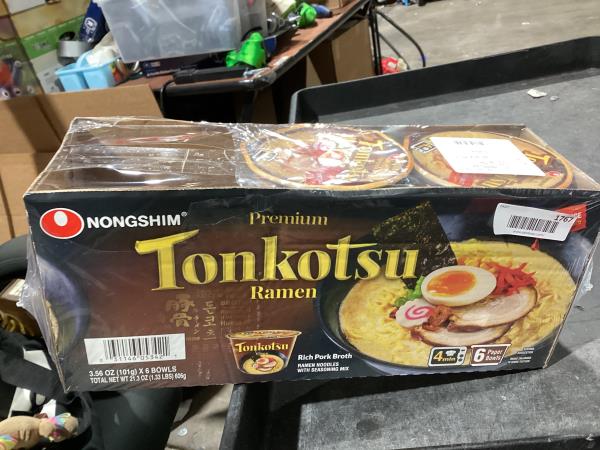 Lot # 1767 Nongshim Tonkotsu Ramen Premium Noodle Soup $30
