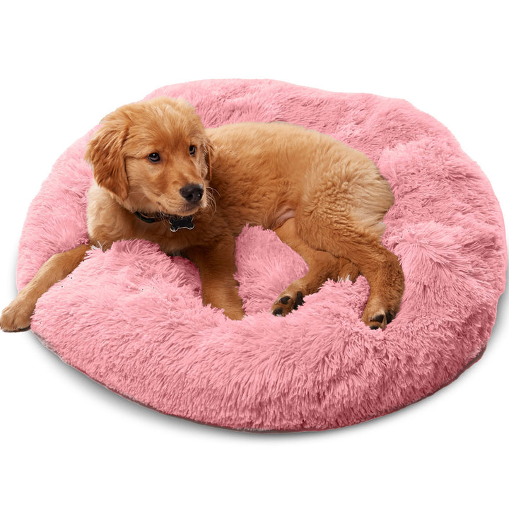 Lot # 2057 Active Pets Small Dog Bed, Calming Orthopedic Pet Bedding for Anxiety Relief, Joint Support & Comfort, Washable Dog Furniture, SM 25lbs, Pink
