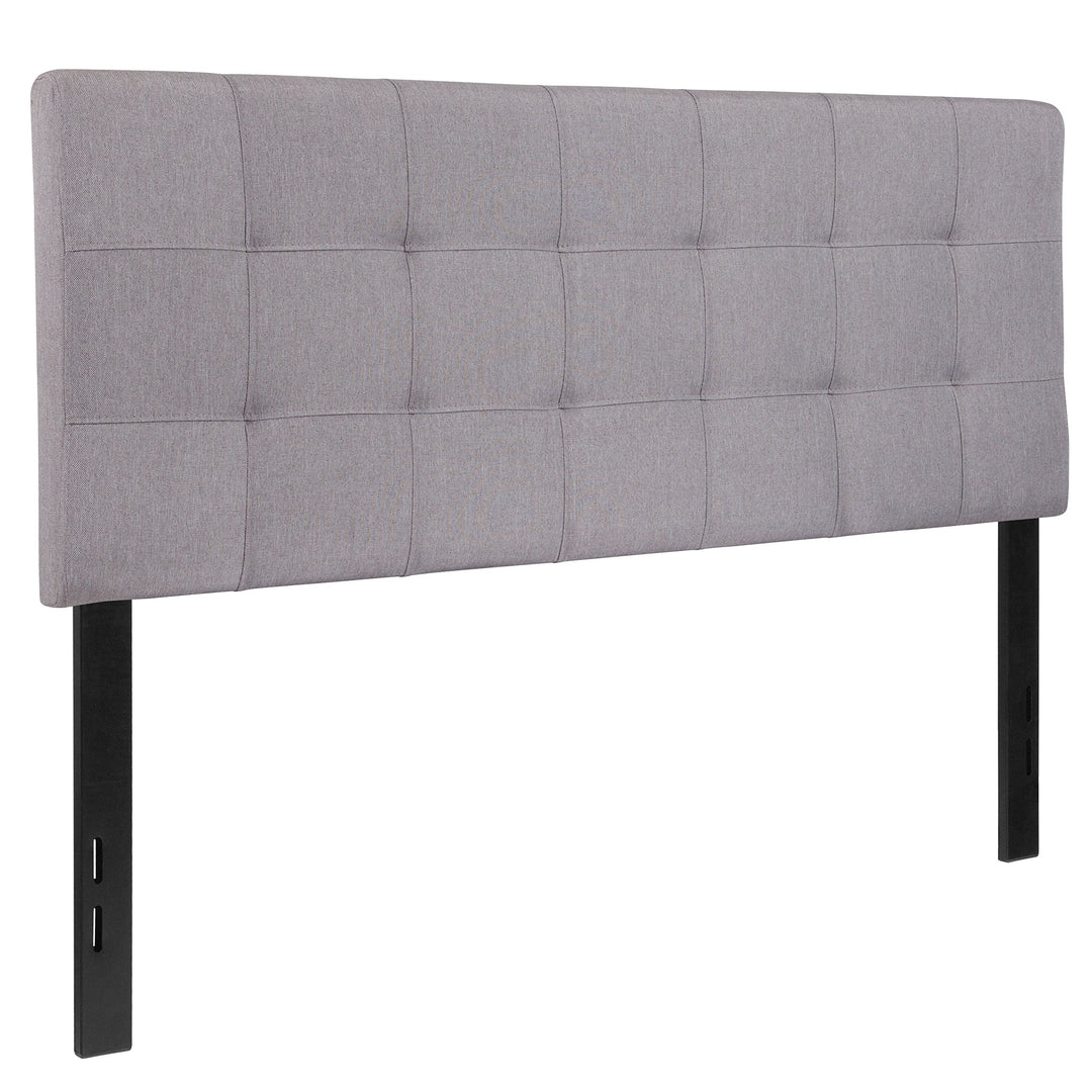Lot # 1881 Flash Furniture Bedford Tufted Upholstered Full Size Headboard in Light Gray Fabric