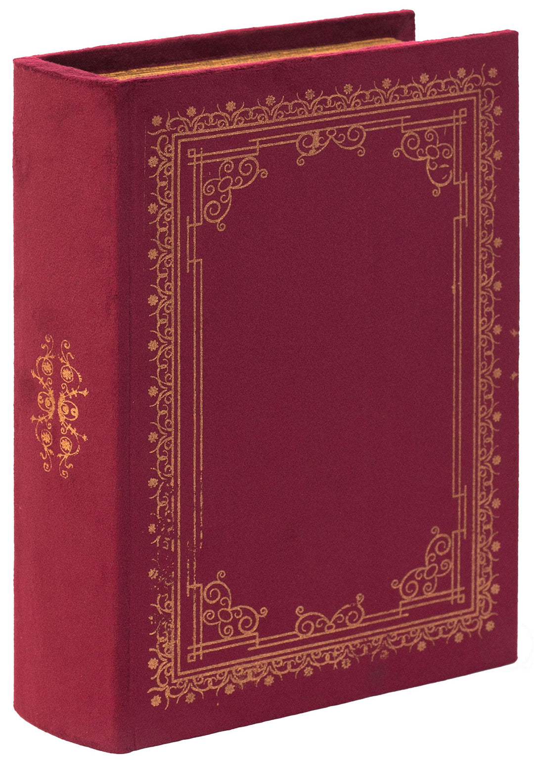 Lot # 959 Vintiquewise Book Trinket Box Red $14