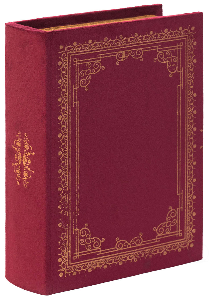 Lot # 959 Vintiquewise Book Trinket Box Red $14