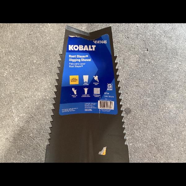 Lot # 1272 KOBALT Root Slayer Digging Shovel KG2460 $44.98
