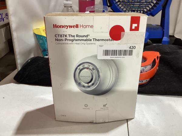Lot # 420 Honeywell Heating Dial Thermostat $31