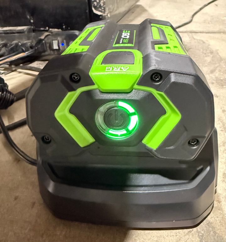 EGO POWER+ 56-volt 615-CFM 170-MPH Battery Handheld Leaf Blower 2.5 Ah (Battery and Charger Included) (open box)