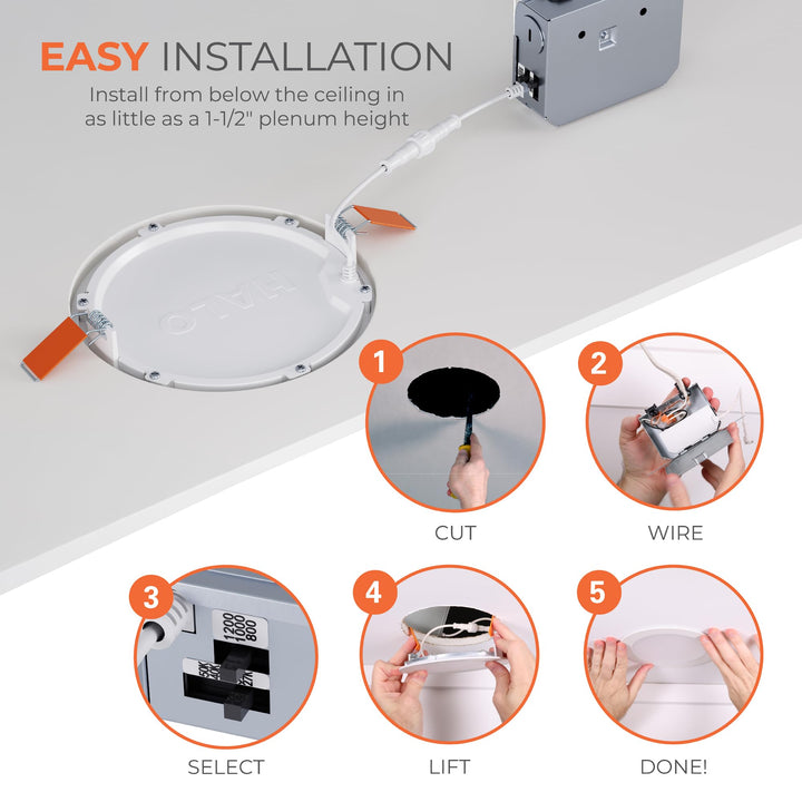 Lot # 534 HALO Recessed Lighting Kit $125.49