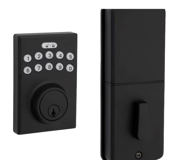 Lot # 1128 Kwikset Powerbolt Electronic Deadbolt Door Lock$55