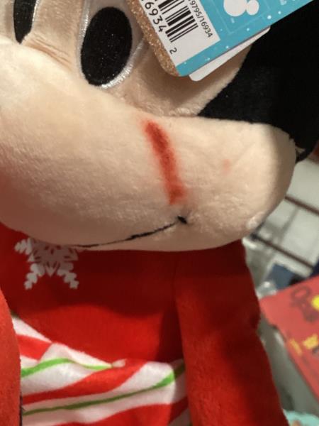 Lot # 653 Just Play Disney Holiday Classics Large Minnie Mouse Yuletide Stripes Plush, 19-inch Stuffed Animal, Soft and Cuddly, Officially Licensed, Kids Toys for Ages 2 Up