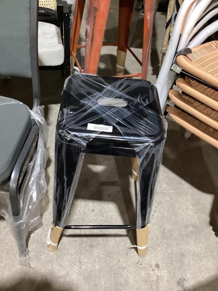 Lot # 2268 EMMA+OLIVER Charcoal Crown Back Banquet Chair $130