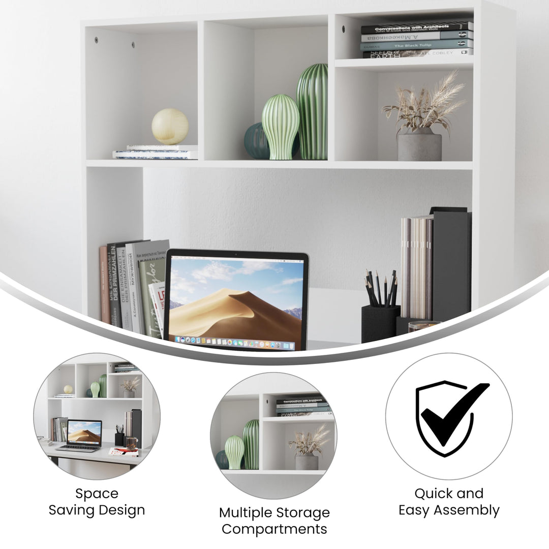 Lot # 2082 Flash Furniture MAXIMIZED DESKTOP SPACE bookcases $111