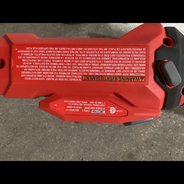 Lot # 1441 CRAFTSMAN CMCST930 TYPE 1 String Trimmer - $90