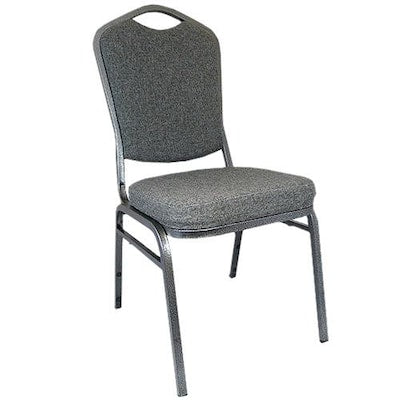 Lot # 2186 Advantage Charcoal Grey Crown Back Banquet Chair (CBBC-109)