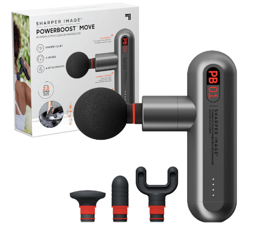 Lot # 825 Sharper Image Deep Tissue Massage Gun $80