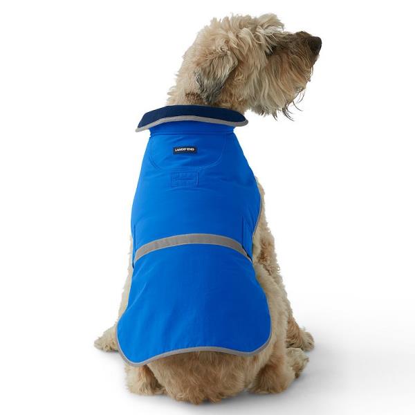 Lot # 411 Lands' End Dog Squall Waterproof Jacket, Size: XS, Royal Blue