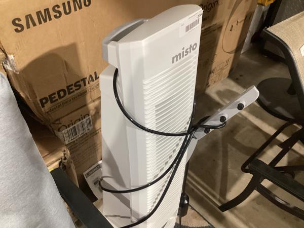 Lot # 2044 Lasko Misto Outdoor Misting Tower Fan $125