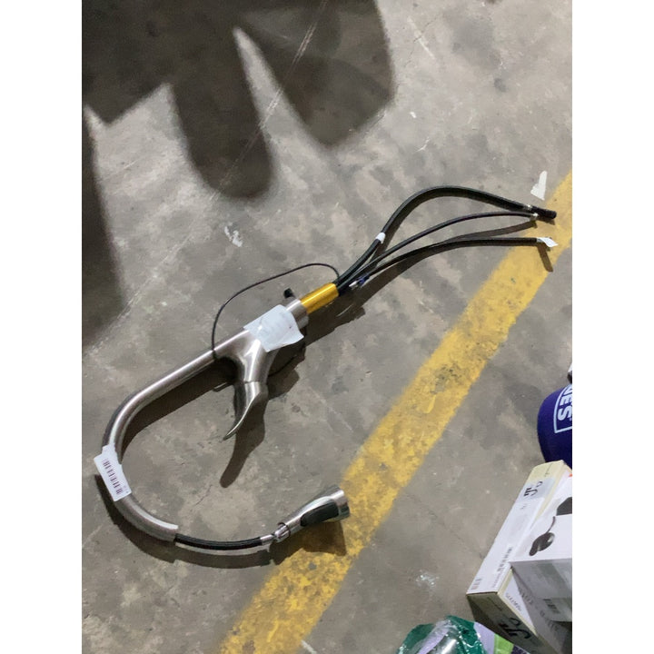 Lot # 824 Manufacturer Stainless Steel Kitchen Faucet $120.00