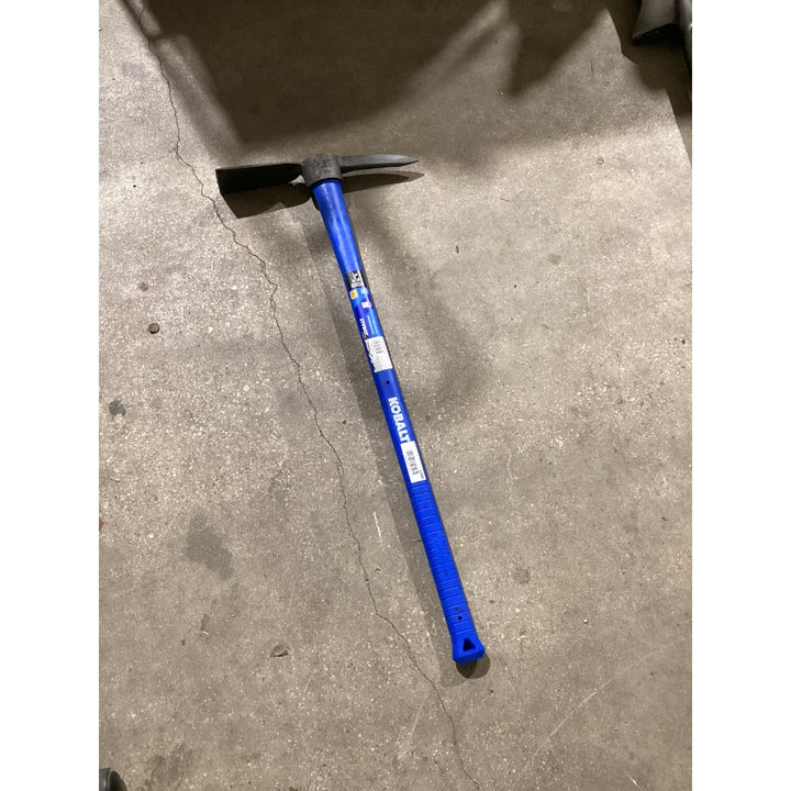 Lot # 1299 KOBALT 2.5-lb Pick Mattock Model TP-2.5F-K 35113, Dual-Purpose Head, Durable Handle, Blue