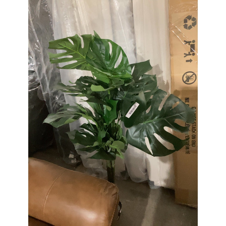 Lot # 2301 Green Artificial Monstera Plant $40