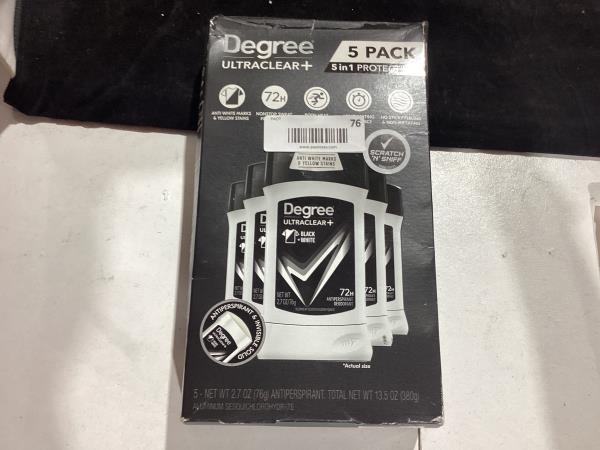 Lot # 76 Degree Men Antiperspirant Deodorant (5 Count) $28