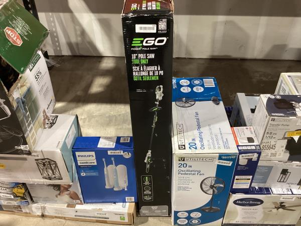 Lot # 439 EGO POWER+ Pole Saw, Cordless Electric Pole Saw for Tree Trimming with Telescopic LED Cut Line Indicator, Battery and Charger Not Included - PS1000