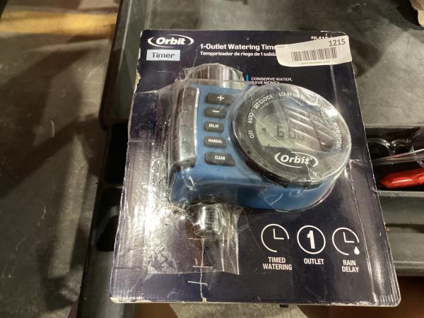 Lot # 1215 Orbit Digital Hose End Timer $34.98