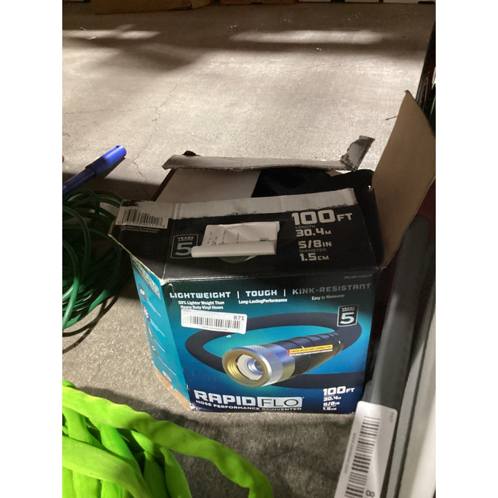 Lot # 871 RAPIDFLO Garden Hose 871 $60